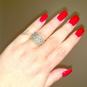 CZ eternity ring